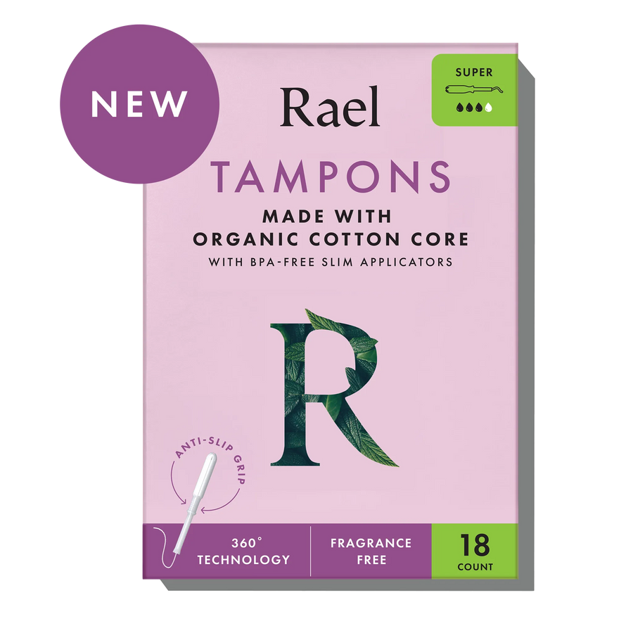 Super Slim Applicator Tampons Made With Organic Cotton X3