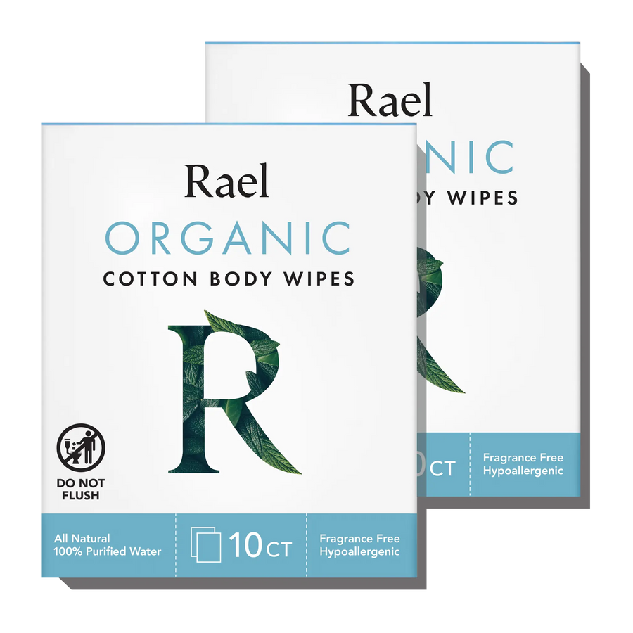Organic Cotton Body Wipes - 2 Pack C9